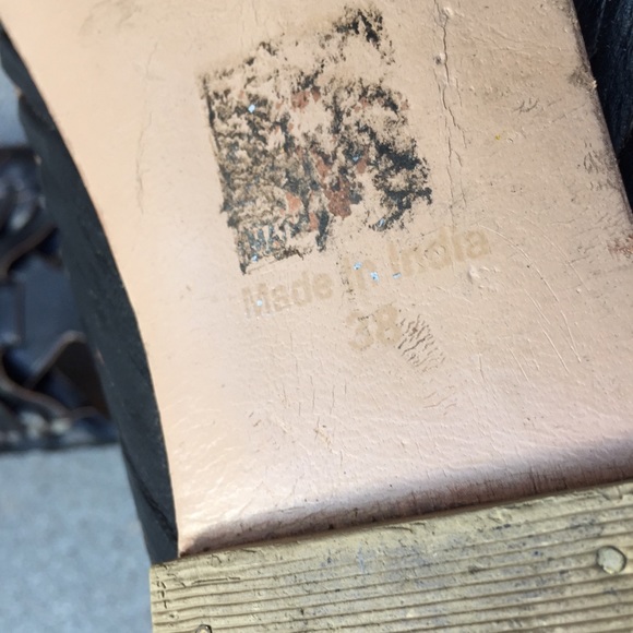 Free People | Slip On Sandals Leather Mules black - Picture 7 of 8